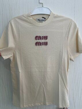 MIUMIU Women's T-shirt, Size L
